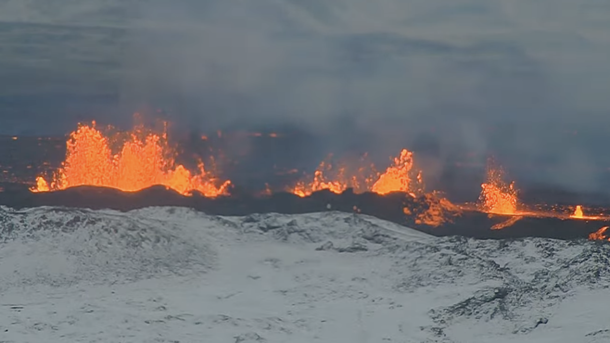 L'étonnante éruption de l'Islande se produit – et vous pouvez la regarder en direct