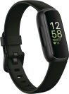 un Fitbit Inspire 3 Health &-Fitness-Tracker noir sur fond blanc