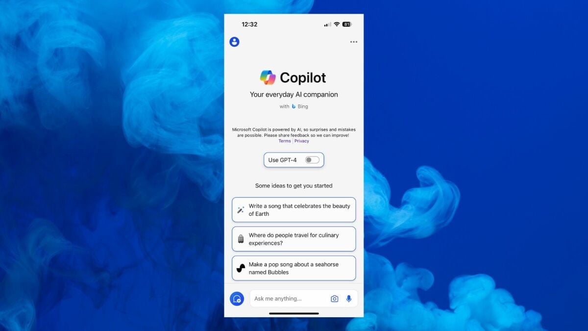 Au cas où vous l'auriez manqué, le rival de ChatGPT « Copilot » est désormais sur iOS et Android