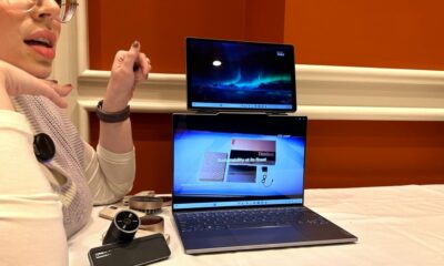 CES 2024 : Ce PC portable loufoque permet de s'accrocher à une tablette... ou un ventilateur... ou un robot compagnon