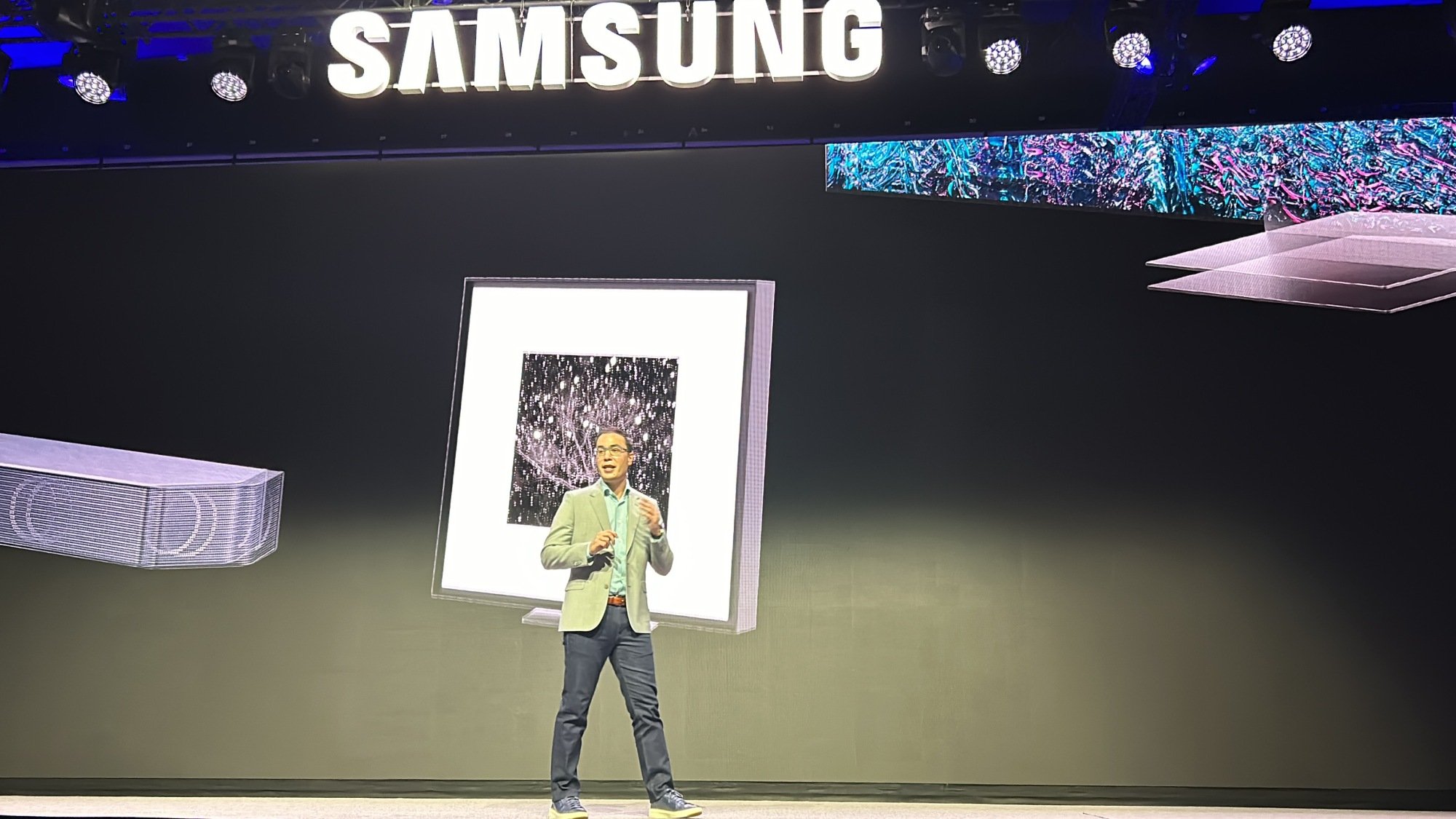 Music Frame dévoilé au Samsung CES 2024