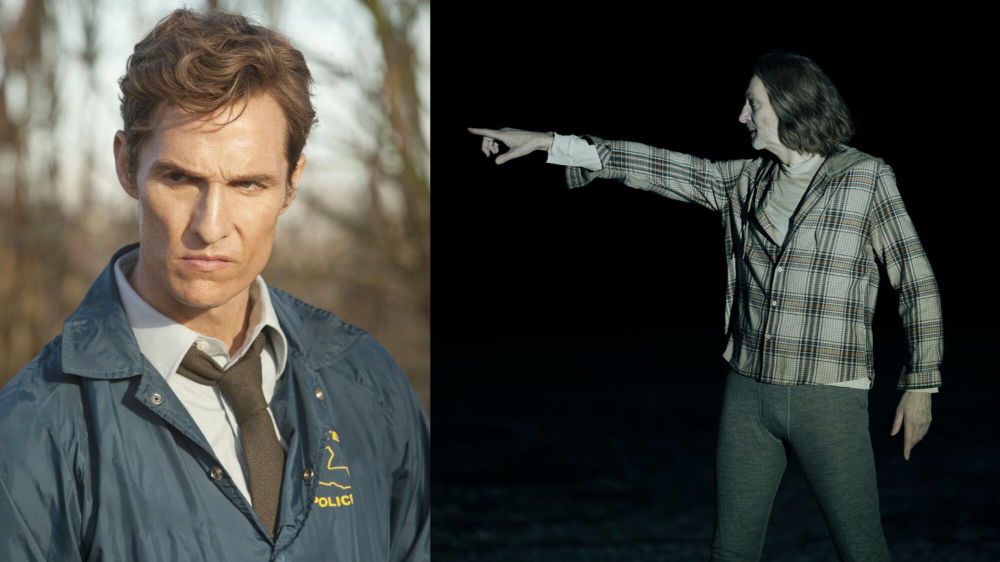 Matthew McConaughey et Erling Eliasson dans "True Detective"