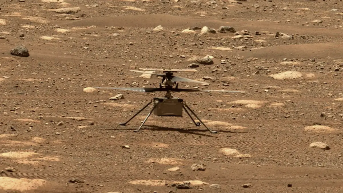 Avant sa disparition, l'hélicoptère de la NASA sur Mars a capturé une magnifique vue aérienne
