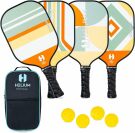 raquettes et balles de pickleball avec étui de transport