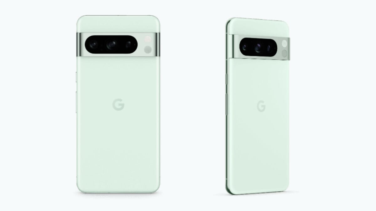 Google lance les Pixel 8 et 8 Pro dans une nouvelle couleur menthe