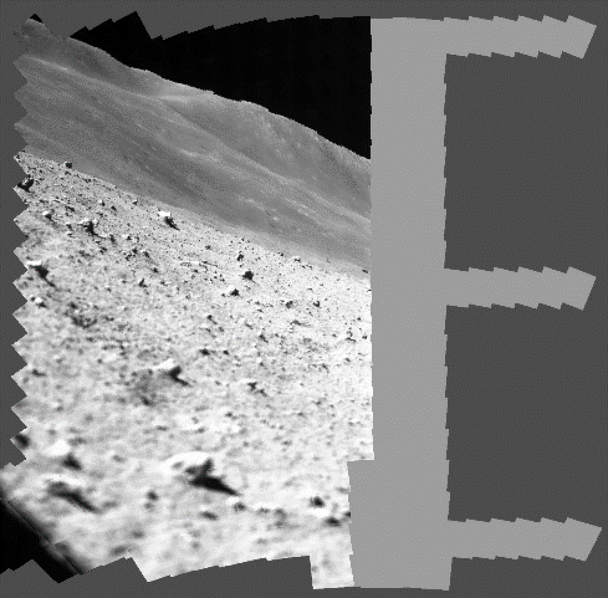 SLIM image la surface lunaire