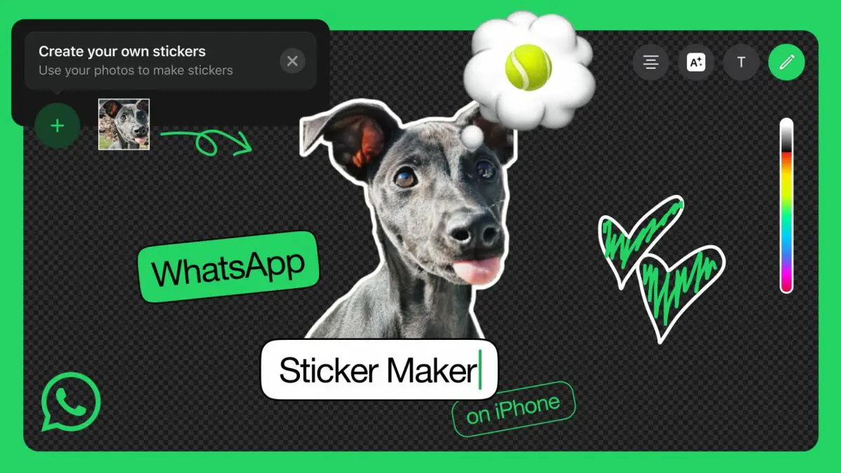 WhatsApp présente un créateur d'autocollants personnalisés intégré à l'application