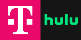 Logos T-mobile et Hulu côte à côte