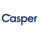 Logo Casper sur fond blanc