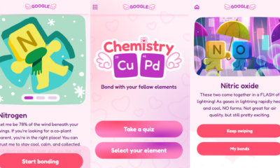 Le jeu V-Day Google Doodle est une adorable leçon de chimie