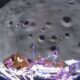 Une photo d'atterrissage sur la Lune capture un vaisseau spatial américain juste après son basculement