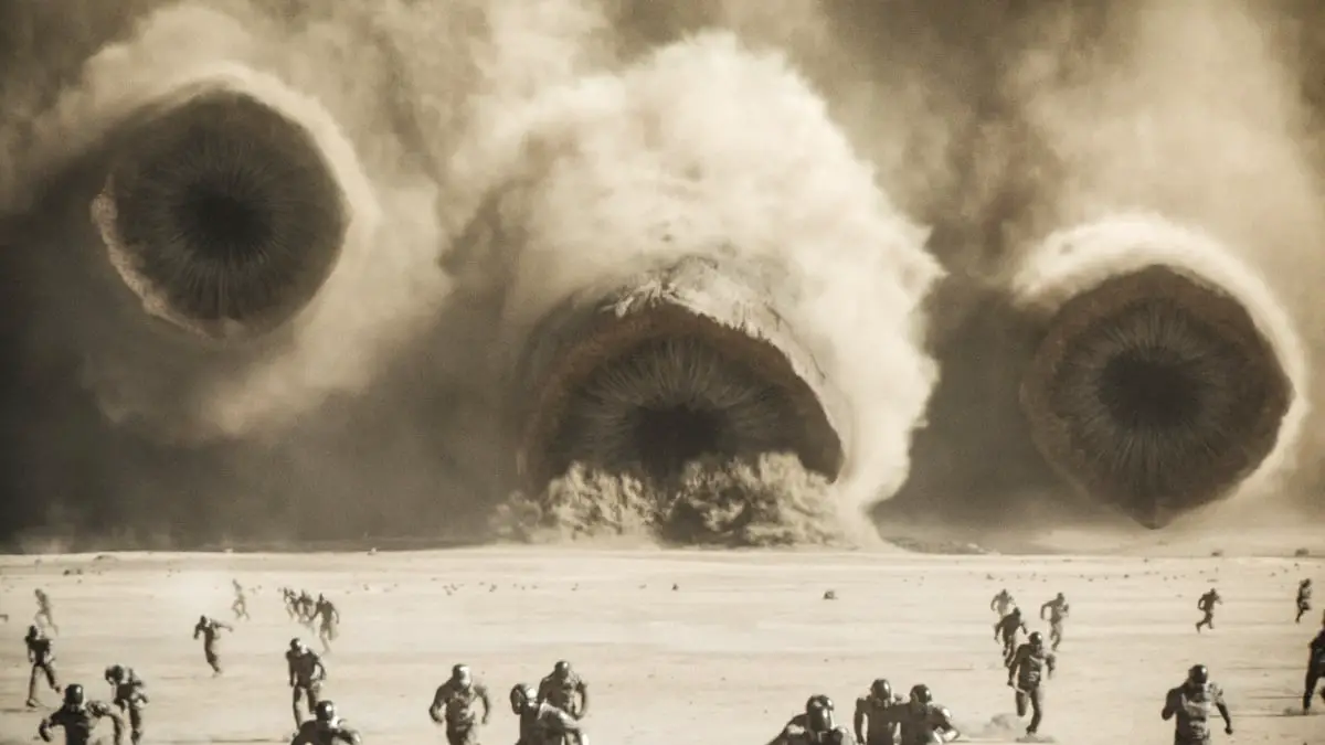 Denis Villeneuve détaille l'évolution des vers des sables dans "Dune : deuxième partie"