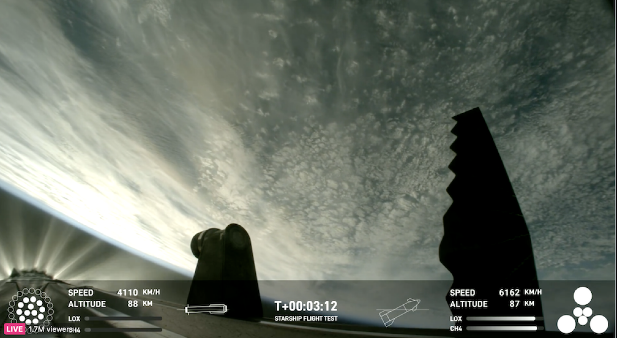 Le vaisseau spatial de SpaceX s'envole vers l'espace