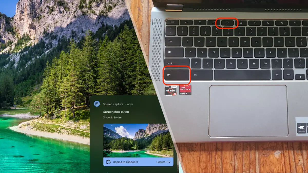 Comment faire une capture d'écran sur un Chromebook