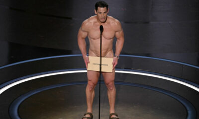 John Cena était nu sur la scène des Oscars.  Voici ce qui s'est passé.