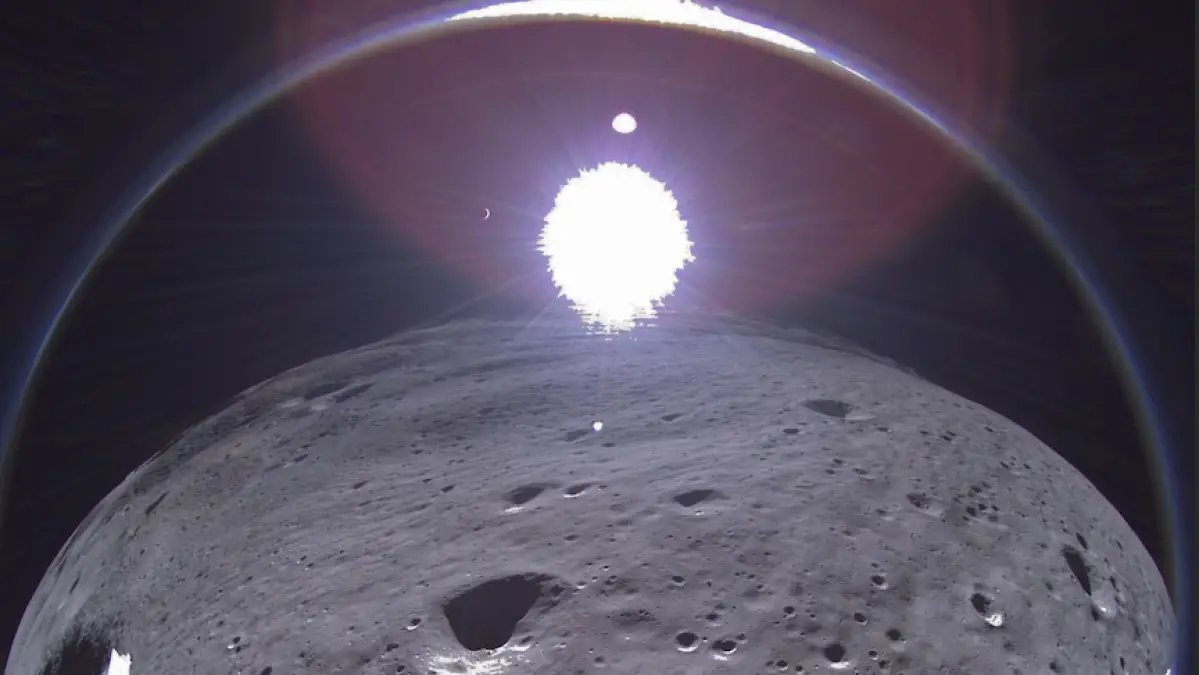 L'atterrisseur lunaire brisé renvoie une dernière photo poignante – de la Terre