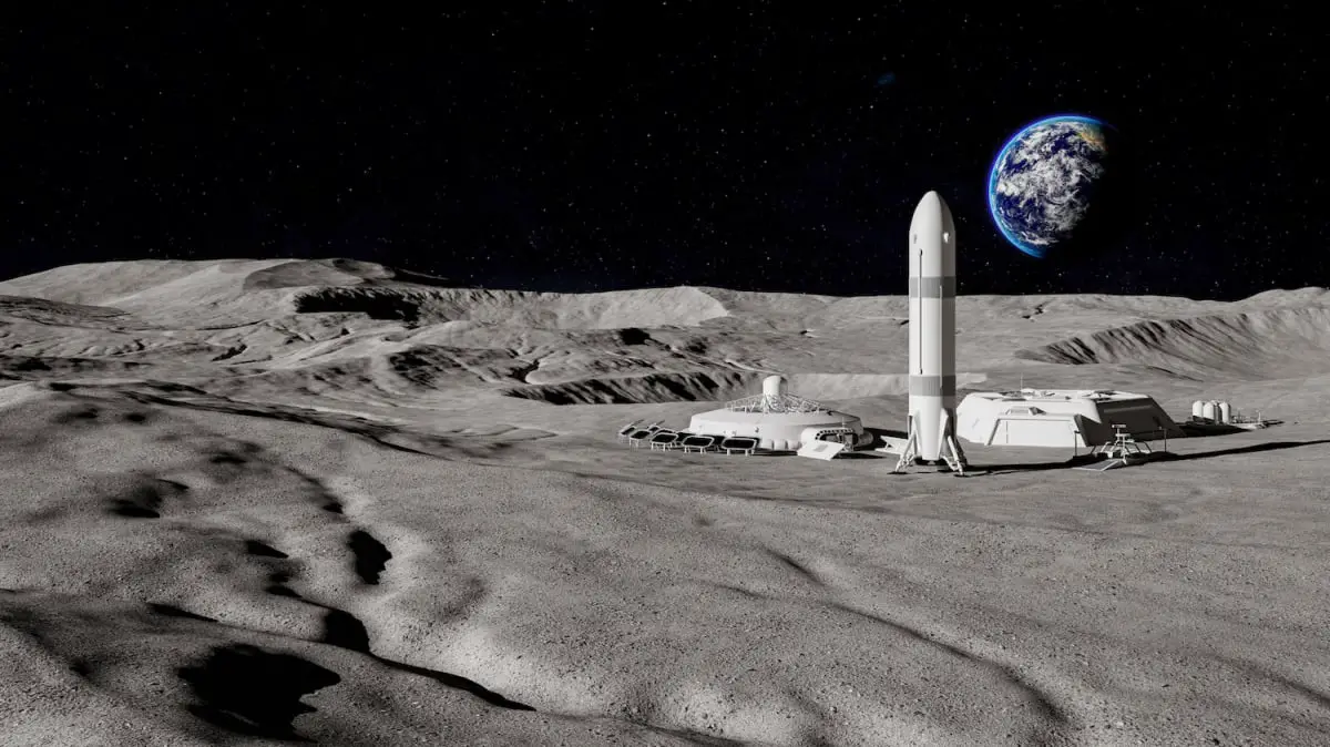 Les États-Unis explorent un chemin de fer vers la Lune.  Il y a une bonne raison.