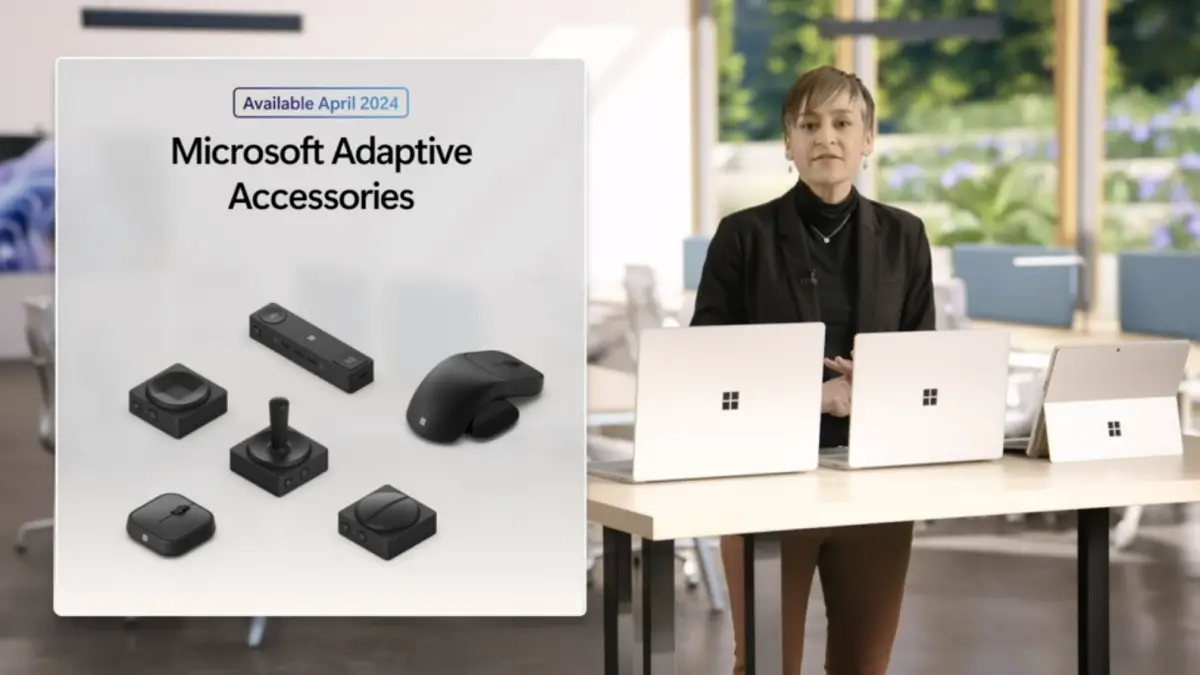 L'événement Surface de Microsoft a mis en lumière de nouvelles fonctionnalités et accessoires d'accessibilité