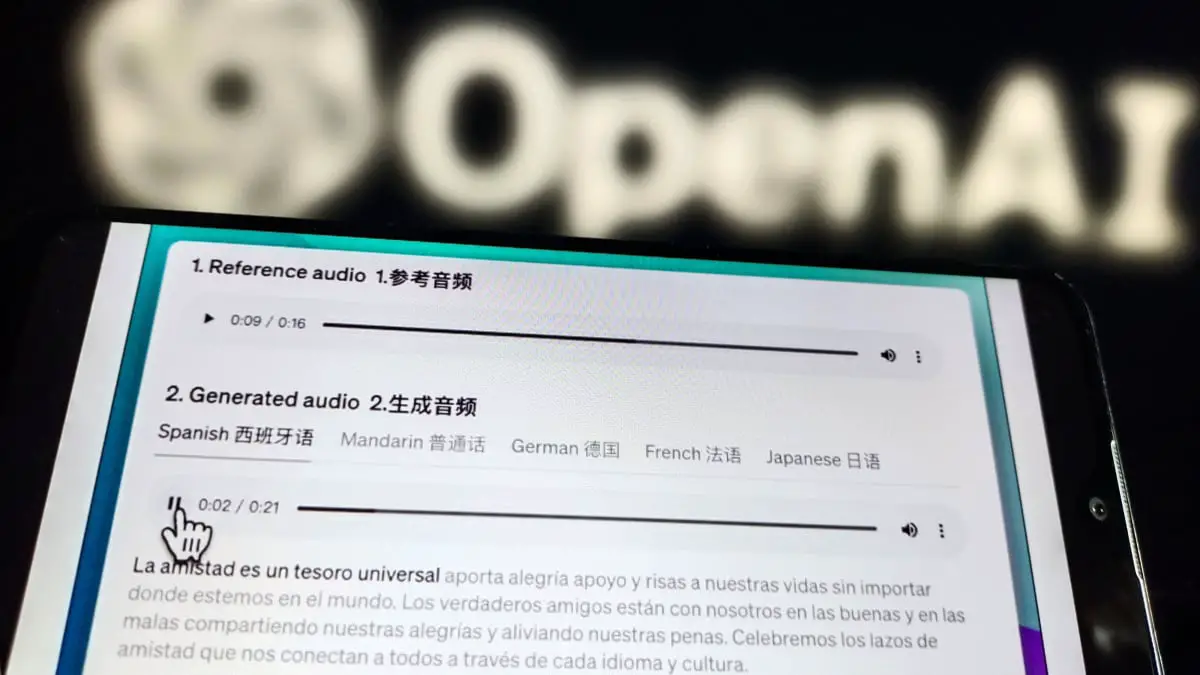 OpenAI présente le créateur de voix synthétique, Voice Engine