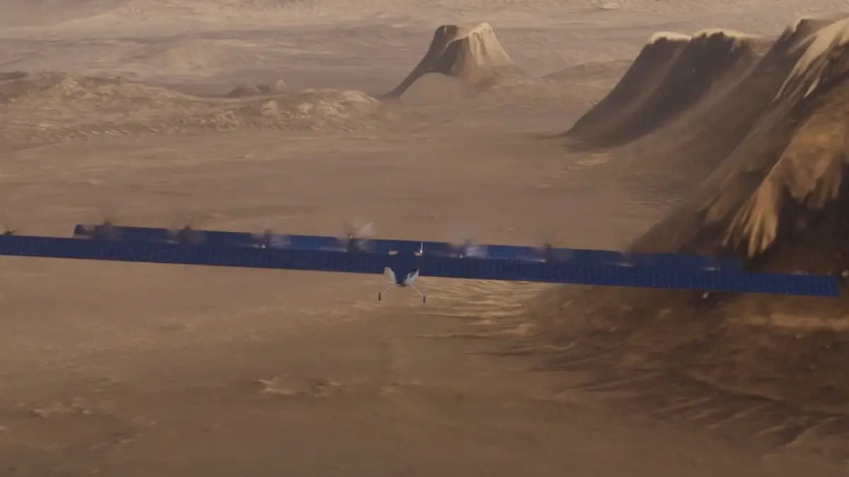 Une vidéo de science-fiction montre comment la NASA pourrait faire voler un avion – oui, un avion – sur Mars