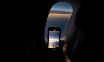J'ai pris le vol pour l'éclipse solaire.  Voici mon voyage à 30 000 pieds.
