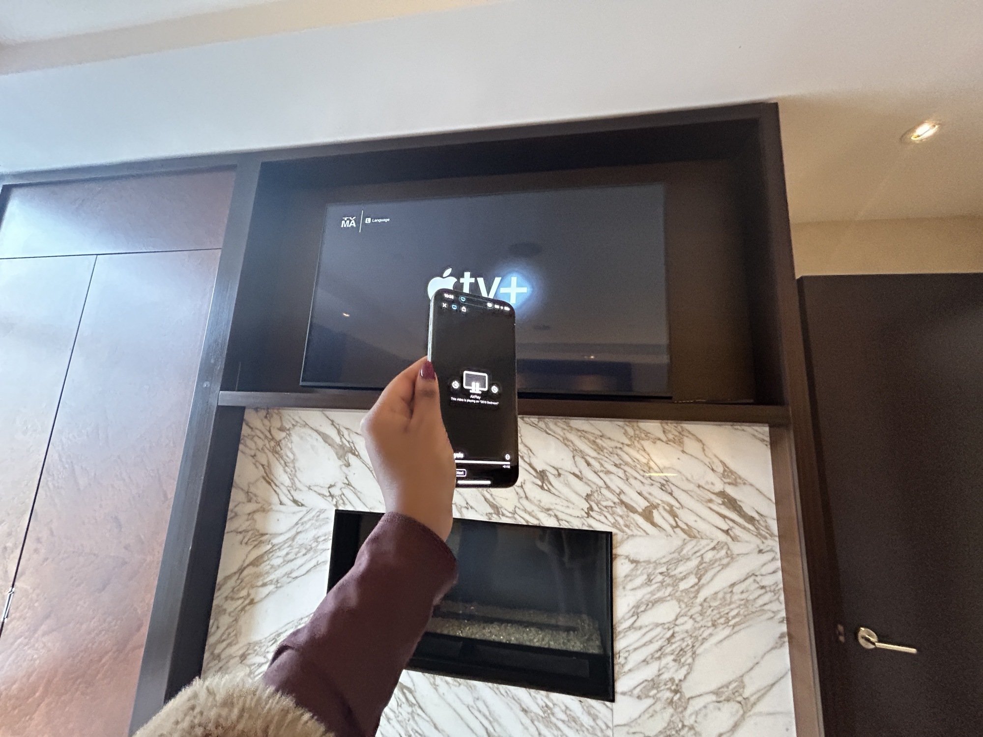 Apple TV+ via AirPlay à l'hôtel IHG