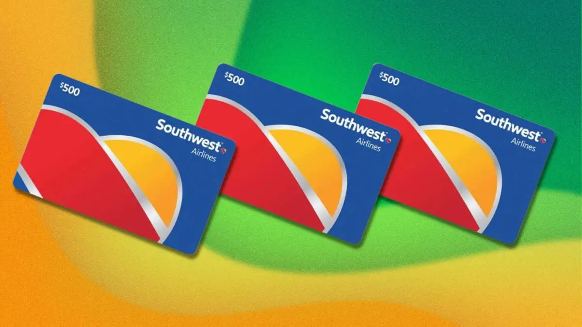 Dépêchez-vous d'obtenir une carte-cadeau Southwest Airlines de 500 $ pour seulement 449,99 $