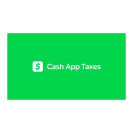 Logo Cash App Taxes sur fond blanc