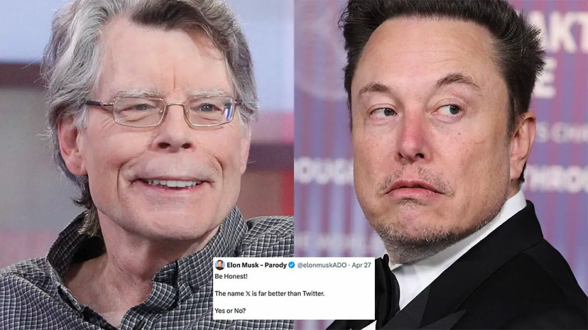 Stephen King troll une nouvelle fois Elon Musk à propos du changement de nom de Twitter