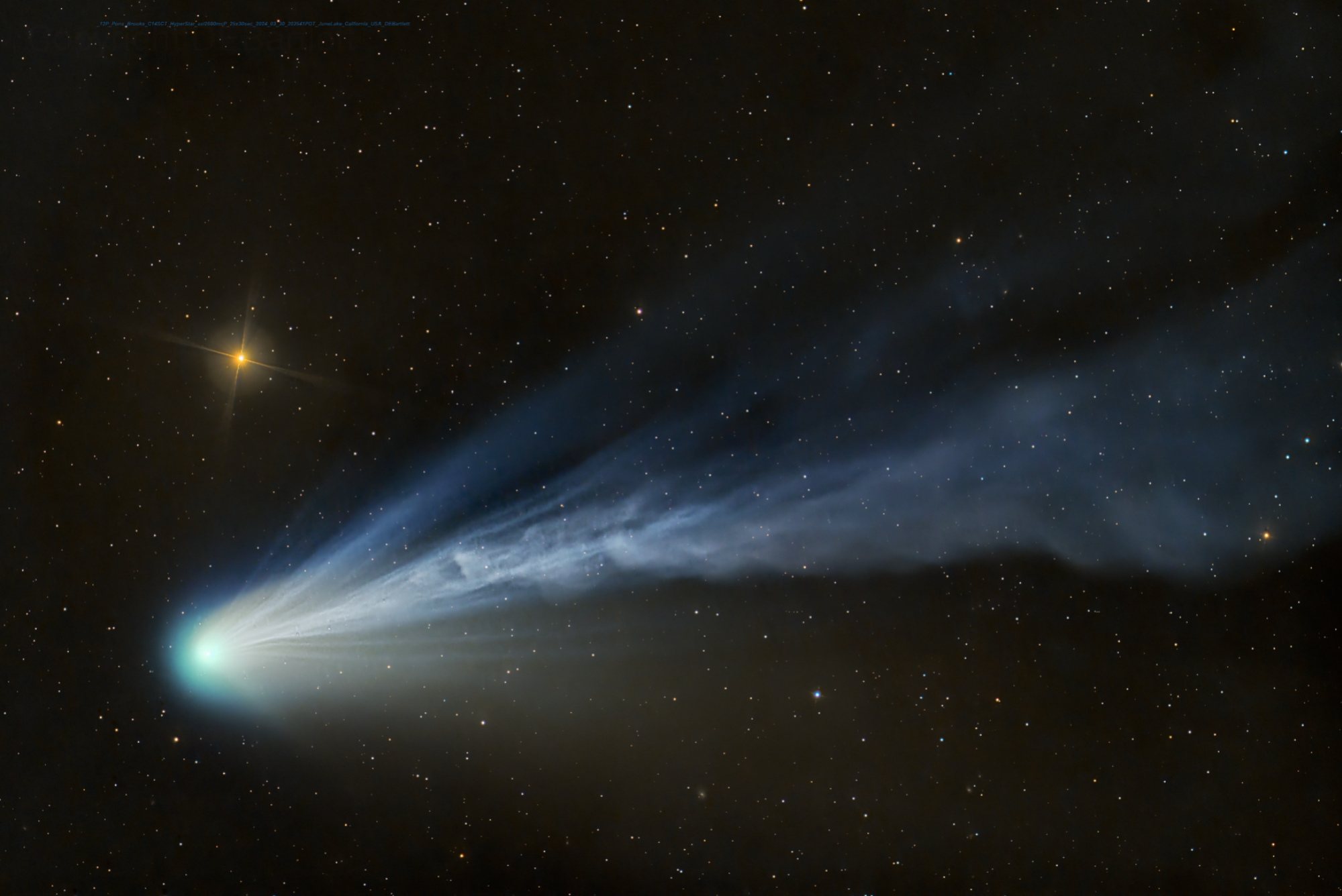 La comète Pons-Brooks fonce dans l'espace