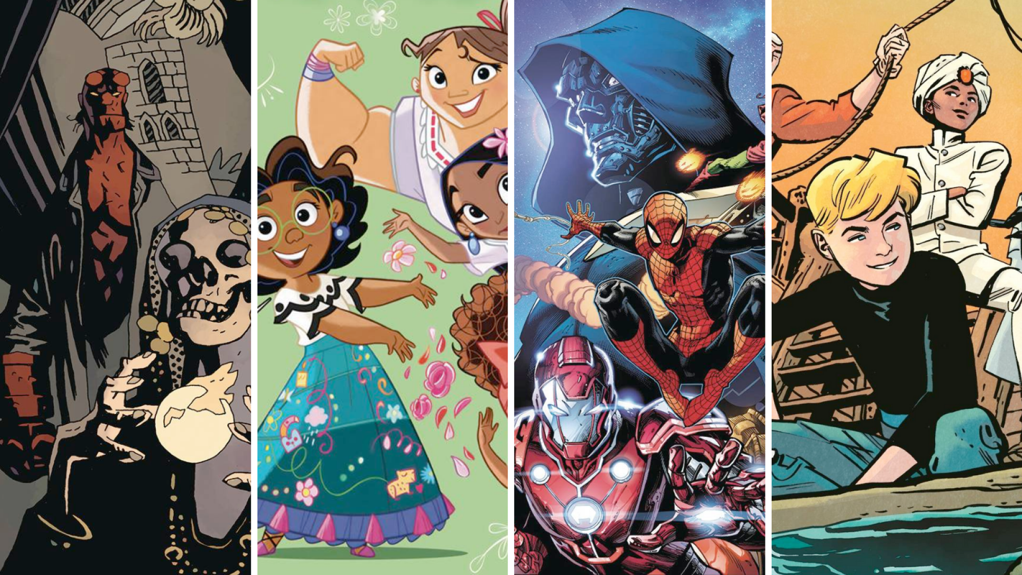 Un composite de Gold Comics disponible lors de la Journée de la bande dessinée gratuite 2024.