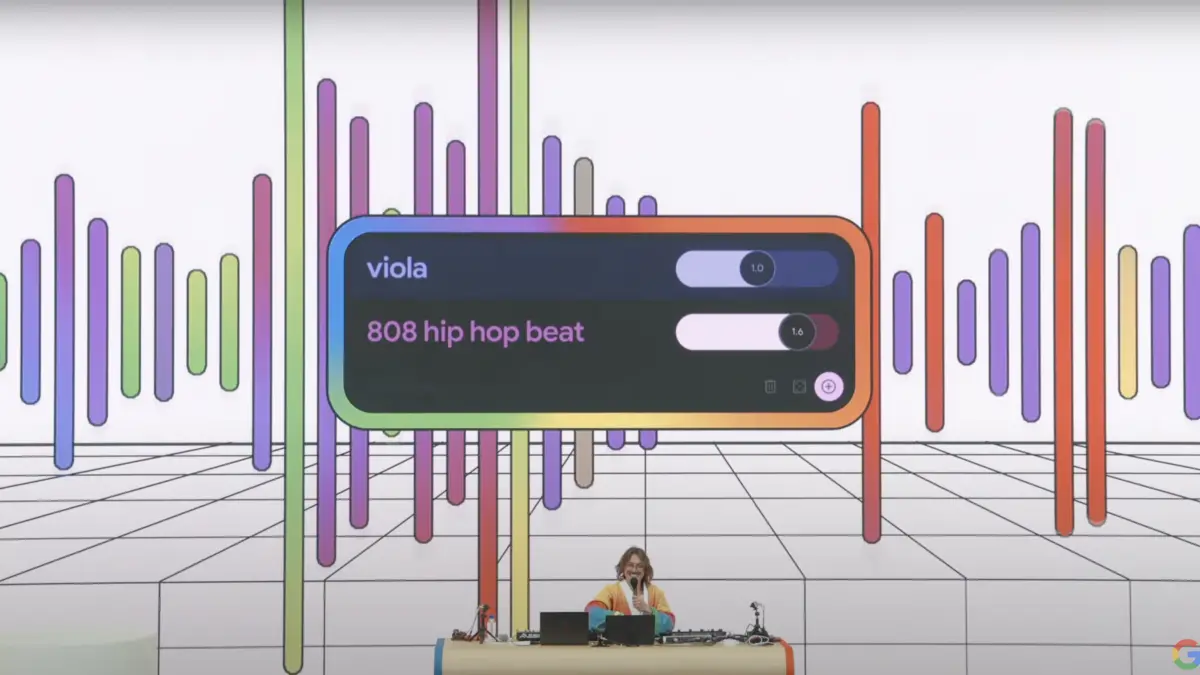 Un DJ coloré et funky présente "Music FX DJ" avant Google I/O - et vous pouvez aussi créer des rythmes dingues maintenant