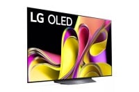 un téléviseur LG OLED sur fond blanc