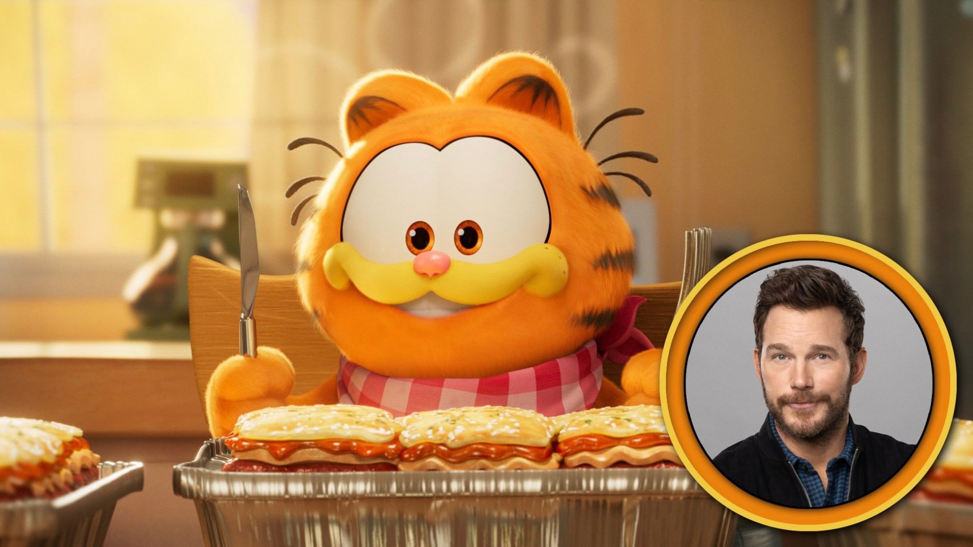 Chris Pratt est Garfield. 