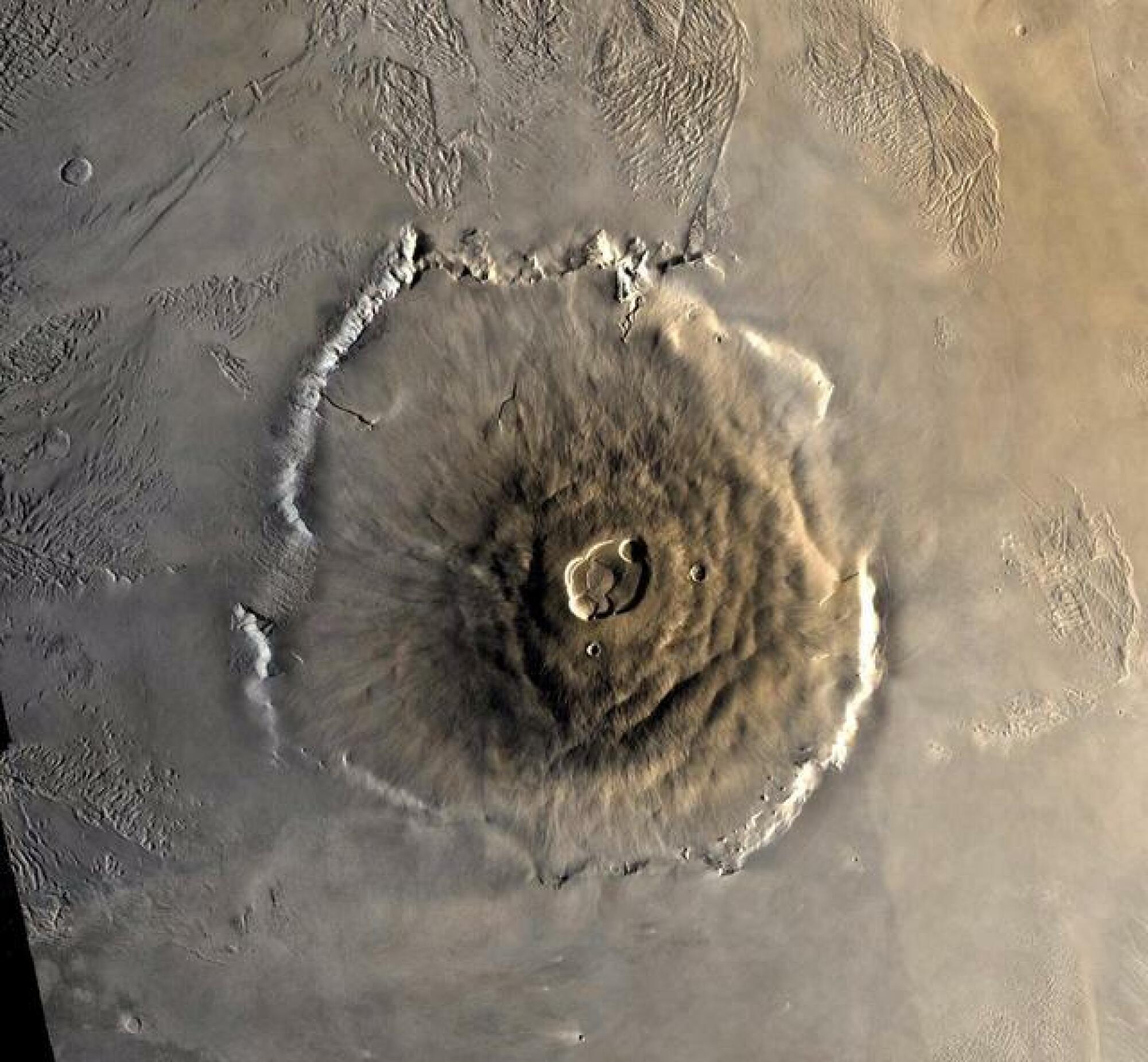 La NASA observe un volcan martien depuis son orbite