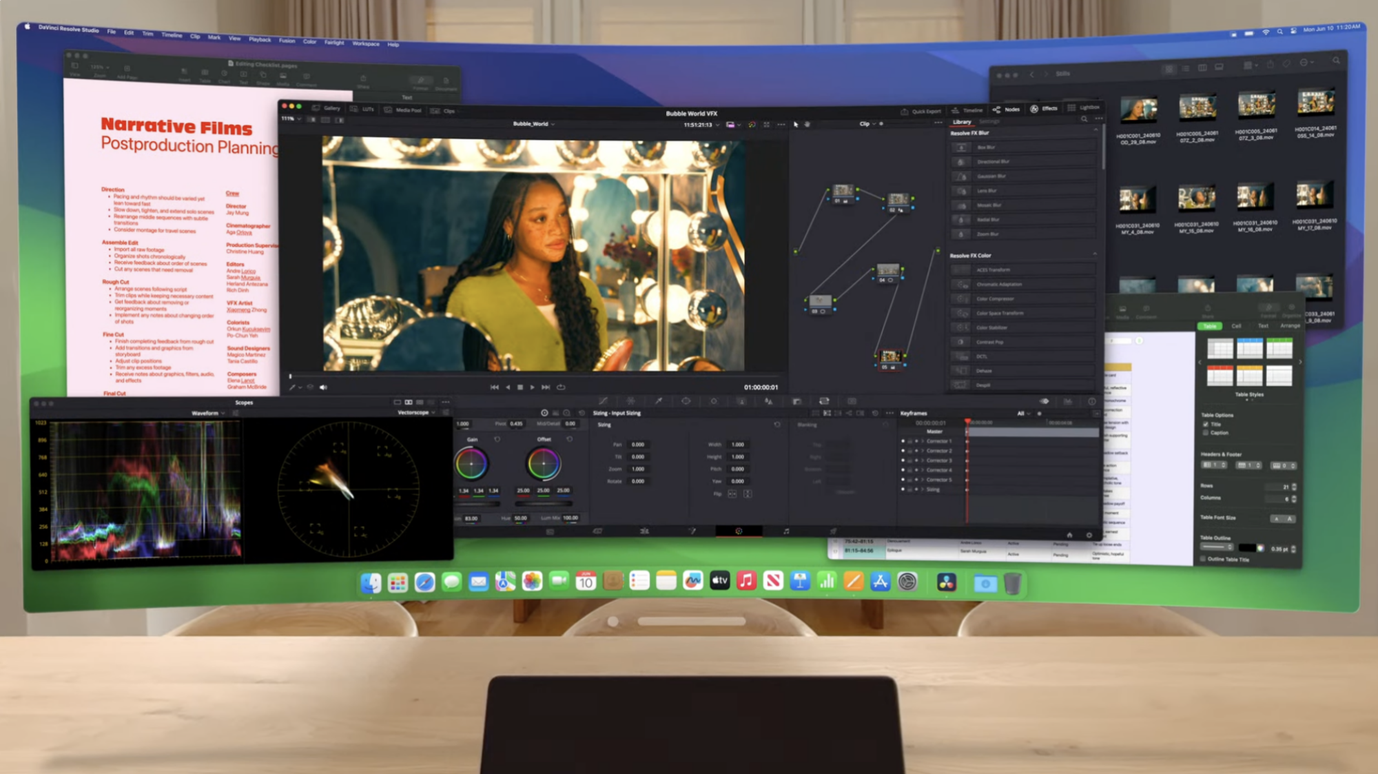 Écran virtuel Mac ultra-large