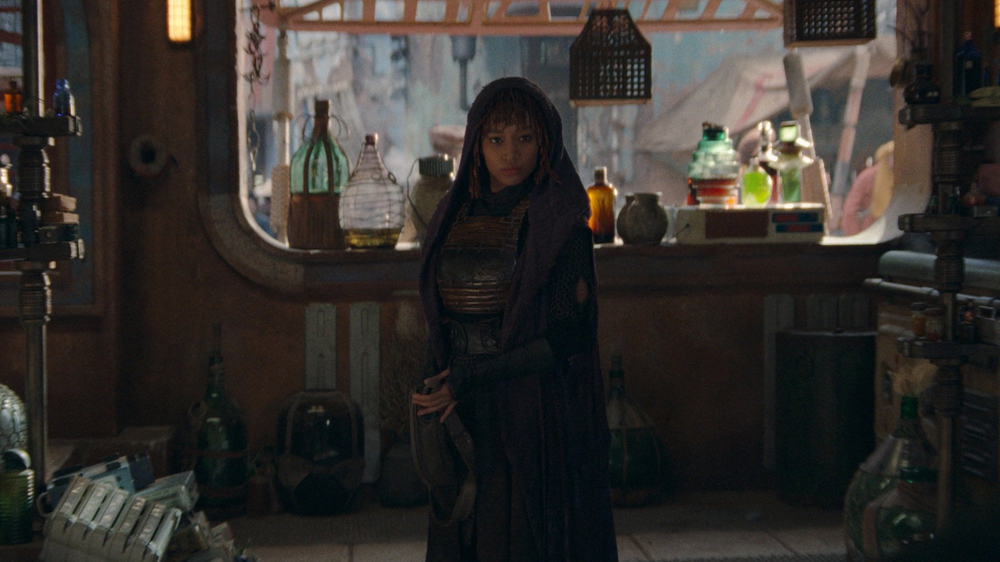 Mae (Amandla Stenberg) dans THE ACOLYTE de Lucasfilm, exclusivement sur Disney+.