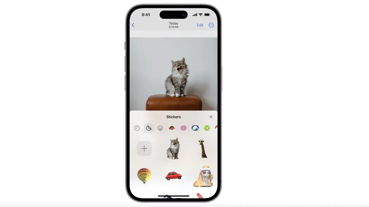Votre iPhone comporte de nouveaux autocollants sur le thème de la WWDC, notamment un emoji Vision Pro.  Voici comment y accéder.