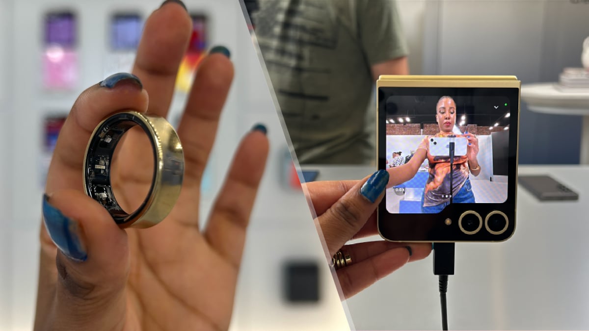 Test pratique du Samsung Galaxy Ring : regardez-moi utiliser le « double tap » pour prendre des selfies