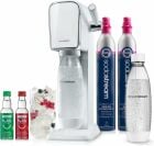 SodaStream Art avec des cylindres de CO2 et des gouttes pétillantes