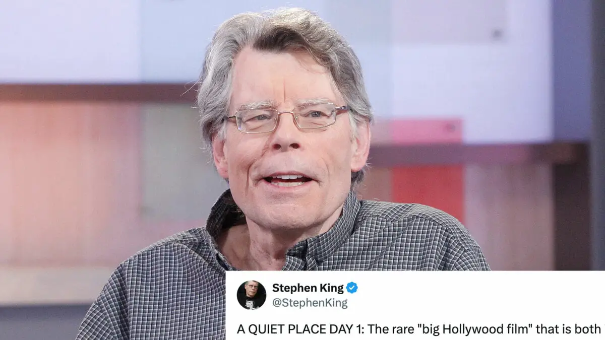 Stephen King partage sa critique en 2 lignes de "A Quiet Place: Day One"