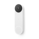 Sonnette Google Nest sur fond blanc