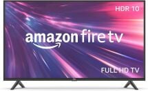 une Amazon Fire TV sur fond blanc