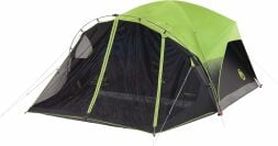 Tente de camping Coleman Carlsbad Dark Room en vert