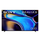 Sony 2024 77" Classe Bravia 8 sur fond blanc