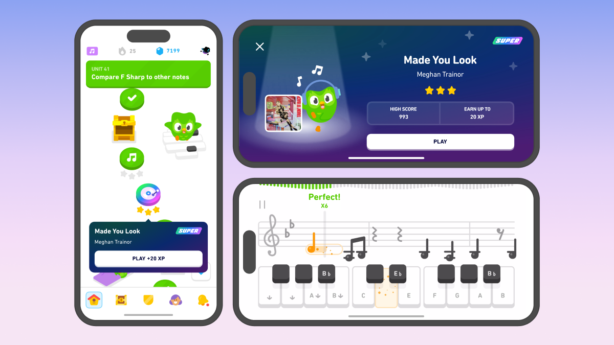 Duolingo s'associe à Sony Music pour intégrer des chansons pop à son cours de musique