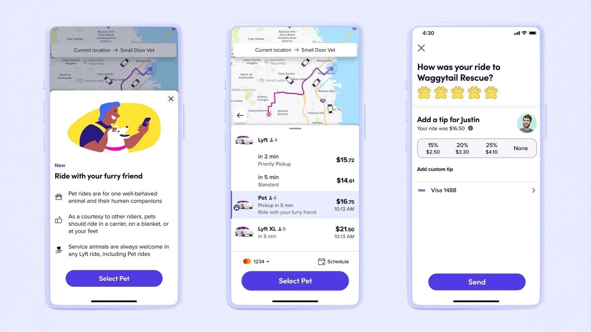 Lyft vous permet d'emmener votre chien avec vous : voici comment fonctionnent les nouveaux « trajets pour animaux de compagnie »