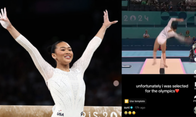 Suni Lee remporte un mème TikTok olympique en se moquant de sa chute à la poutre