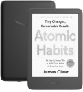 un Kindle d'Amazon affichant le livre Atomic Habits de James Clear