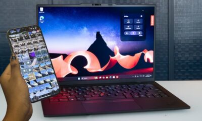 Lenovo ThinkPad X1 Carbon Aura Edition : « Smart Share » vous permet d'envoyer des photos en touchant simplement votre téléphone